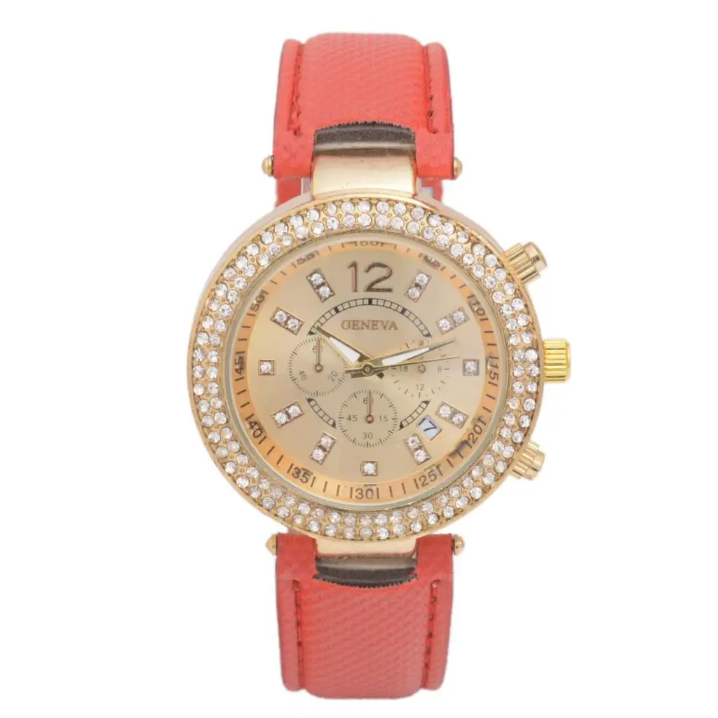 2015 explosions selling ladies fashion watches, Geneva watches, quartz watches boutique Relogio Masculino! colorful choices