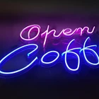 Acrylic led neon sign board coffee for party