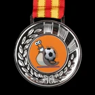 Wholesale High Quality Custom Football Silver Medal For Kids