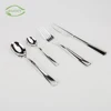 Wedding silver airline cutlery set disposable spoon and fork plastic