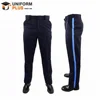 Best quality blue stripe sheriff trooper police pants and trousers