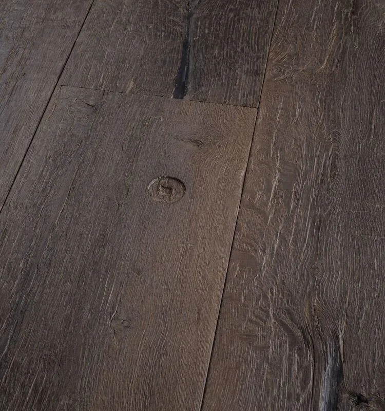 Rustic Distressed Plank Oak Driftwood Finished Floor