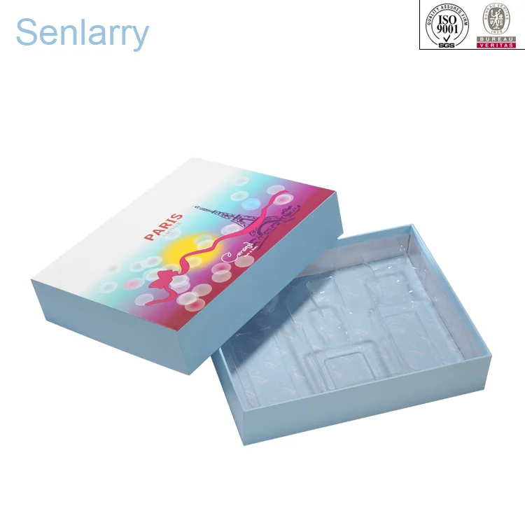 hot sale custom fancy makeup box color printing cosmetic box
