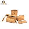 Travel Woman Portable cork cosmetic Bag Use Organizer Sew Pattern With Compartment