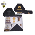 Personal customized printed logo size paper toy box for kids, hexagon gift boxes display folded box with window