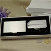 Business Card Holder Wallet Gift Set With Luggage Tag Mirror