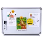 45x60cm Cheap price multi sizes magnetic white board for kids in aluminum frame