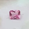 Loose gemstone light pink corundum octagon synthetic ruby 2# ruby gems