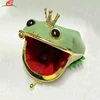 wholesale plush crown frog coin bags purse wallet