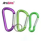 Aluminum swivel ring hook carabiner clip climbing snap hook