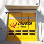 Customized aluminum profile high speed fast interior stack shutter door