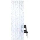 Pale Solid Strip Sheer Embossed Polyester Fabric Curtains