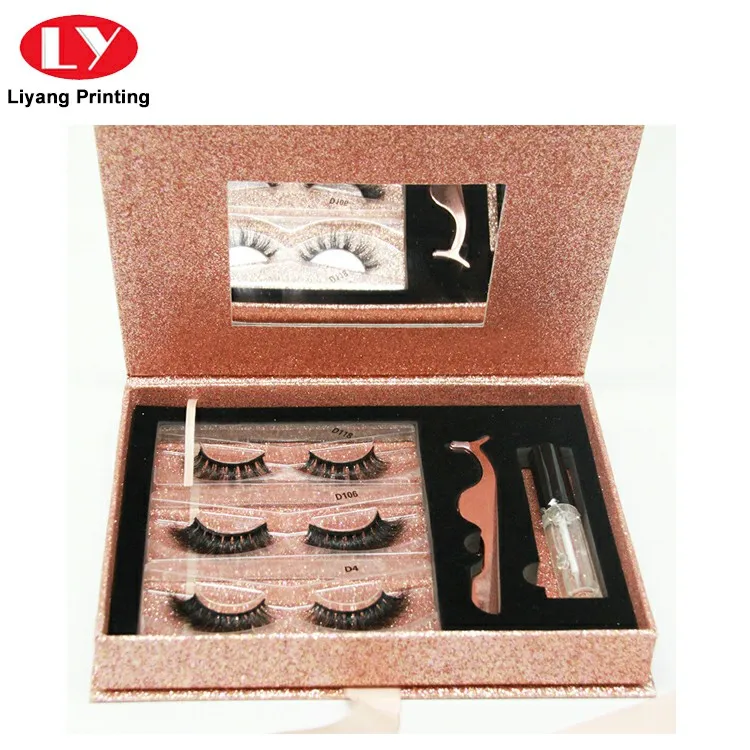 paper boxes  custom magnetic box private label false eyelash