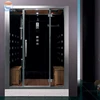 2 person steam shower jetted glass shower with frame style and polished frame surface finishing steam shower room