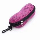 Eva hard zipper plastic hook glasses box big size eyewear cases private custom logo sunglasses case