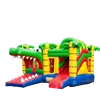 Factory Price Inflatable Crocodile Bounce House Slide Combo For kids