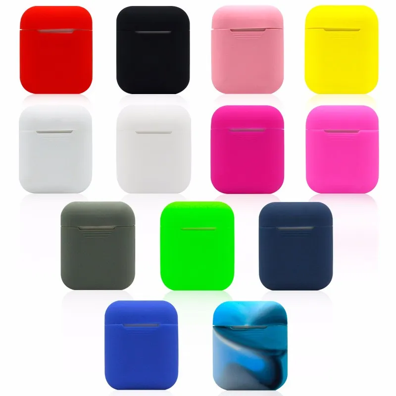 Soft Silicone Case For Air pod Shockproof Cover For Air Pod Earphone Cases Slim TWS Earphone Protector Case - ANKUX.COM