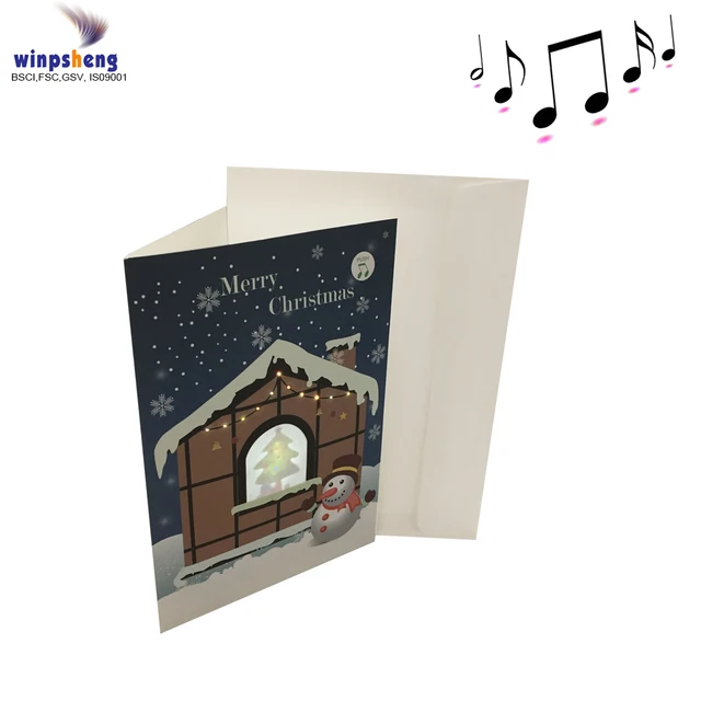 wholesale custom printing creative memorial music christmas