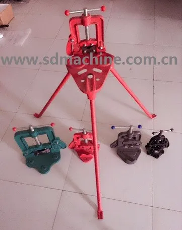 Pipe Table Vice with Triple Stands