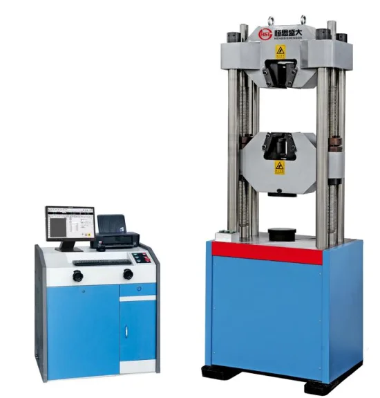 Nuevo modelo de máquina de ensayo de materiales hidráulicos universales con pantalla de ordenador (seis cilindros) (2000KN)