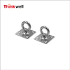 Square Swivel Pad Eye Plate 316 Stainless Steel 8mm Heavy Duty Hanger Shade Sails Fitting Kit Boat Rigging Hardware