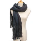 High Quality Wholesale Stripe Winter Women Lady Scarf