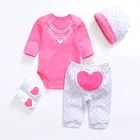 hat bib pants cotton baby girls jumpsuit clothes clothing romper bodysuit onesie set