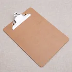 colorful wood board writing clipboard a5 wooden clipboard