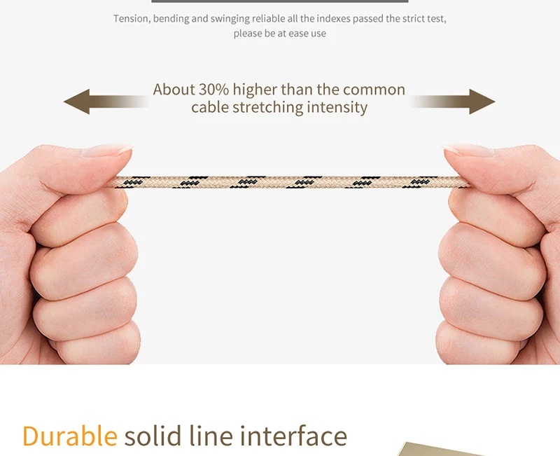Pattern USB cable Metal usb 3.1 Type C cable For Macbook smart phone - ANKUX.COM