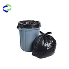 LDPE 55 Gallon Black Garbage Bags On Roll With Colored Box