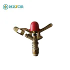 360 Gear Drive Rotating Brass Die-casting Gardening Impulse Sprinkler For Watering And Irrigation