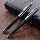 New customizable PU leather metal ballpoint pen office supplies gift advertising pen