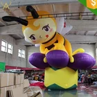 Garden party decoration fly bee cartoon character inflatable honeybee supplier