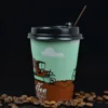 China wholesale price OEM logo printed disposable soda drink paper cup