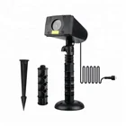 Indoor/Outdoor Light Show Use Low Voltage,Dynamic Color ON/OFF White Star Laser Light Projector