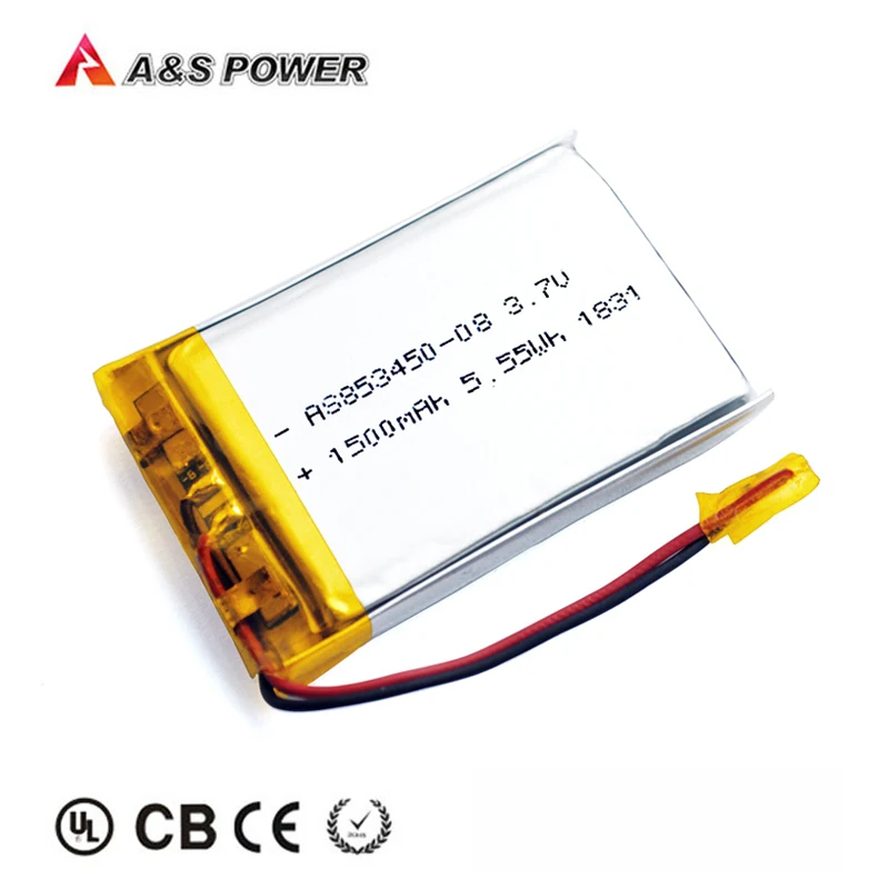 853450 3.7V 1500mAh 1