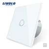 EU Standard VL-C701B-11 250V 1gang Glass Panel Doorbell Touch Wall Switch