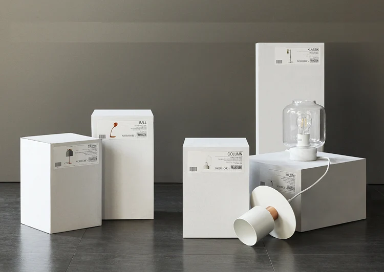 Nordic contracted show dining room small chandelier Denmark creative metal bedroom bedside dining room study corridor chandelier