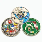 Custom Metal Coin Coinmetal Custom Security Blank Soft Enamel 3d Metal Challenge Coin