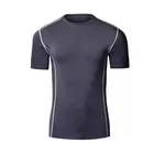 High quality quick dry solid color mens dri fit blank plain fitness sport running t shirts wholesale