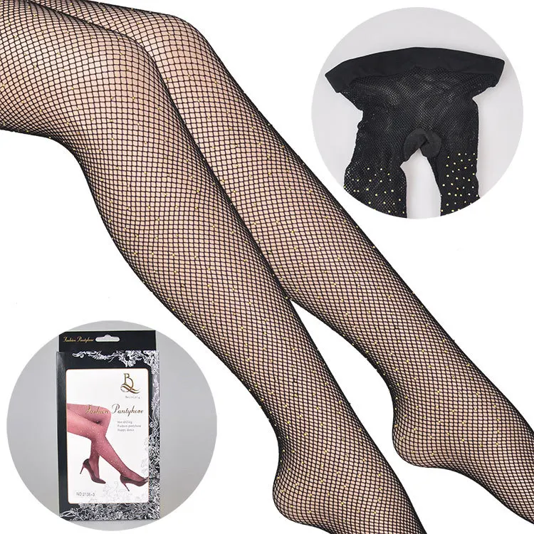 Beileisi Women S Sexy Sparkle Rhinestone Pantyhose Buy Fishnet