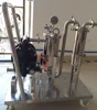 Mobile Trolley pneumatic Stainless Steel bag/cartridge Water Filter machine For Water filtration Treatment system