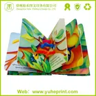 2015 China manufacturer glossy coated art paper printing pop up children colouring book