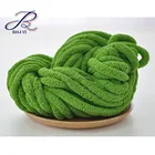 100% Polyester 2cm Chenille Yarn Chunky Knit Throw Hand Knitting Blanket Yarn