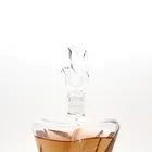 Vodka Decanter Glass Bottle Peafowl Shaped Art Bottle Glass Decanter Tequila Rum Brandy Vodka Whisky Decanter