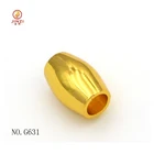 Shinny alloy large hole metal beads for Handbags Decoration