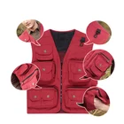 OEM anti-pilling soft and breathable black canvas casual vest,safety vest with pockets