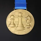 China cheap custom chess zamak stamping shenzhen sports medallion medals