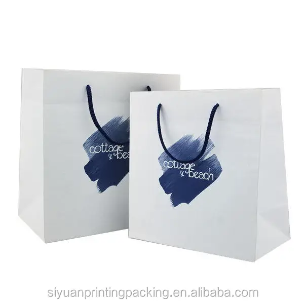 quality new products deluxe brand laminated gift paper bag
