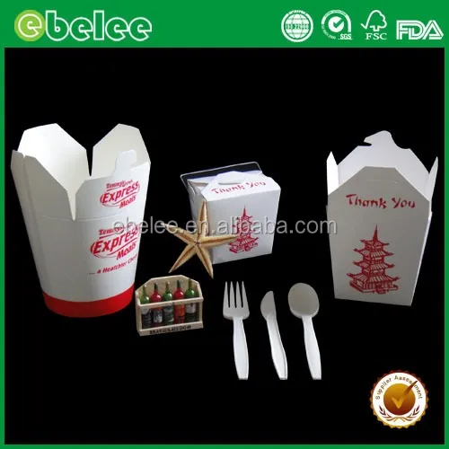 EBELEE chinese food paper noodle box